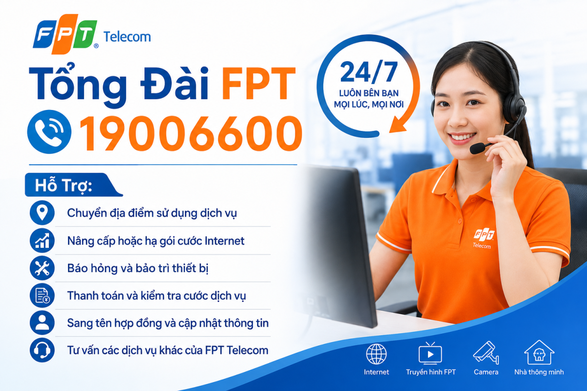 tổng đài báo sự cố fpt