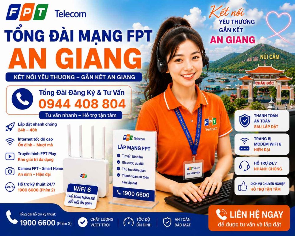 tổng đài fpt an giang