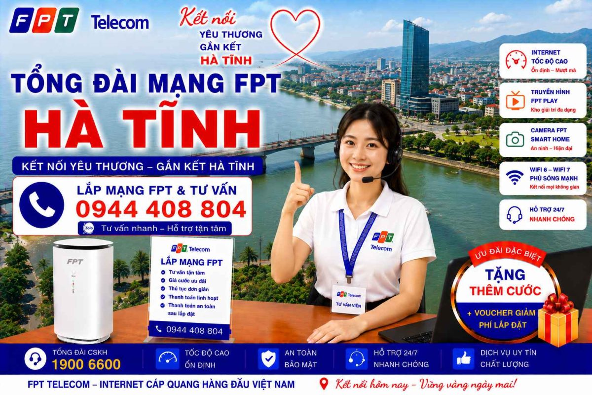 tổng đài fpt hà tĩnh