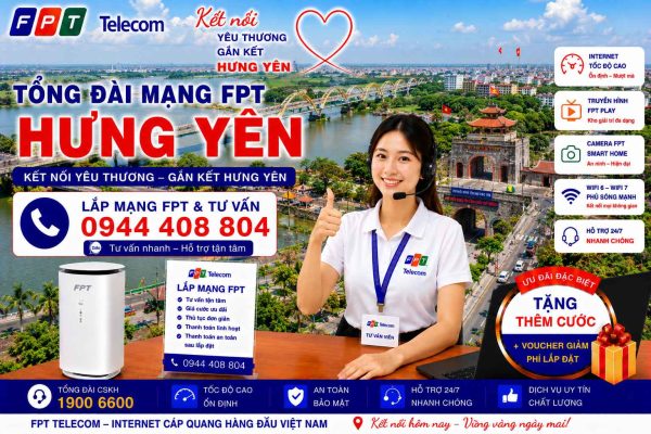 tổng đài fpt hưng yên