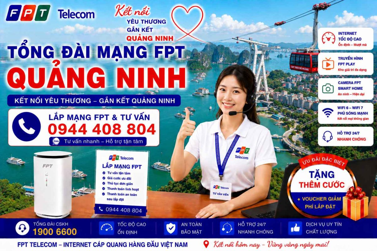 tổng đài fpt quảng ninh